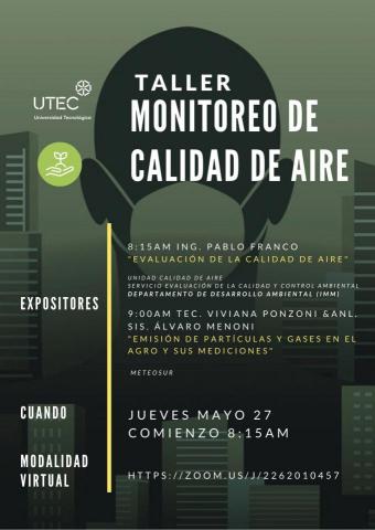 Monitoreo de calidad de aire UTEC