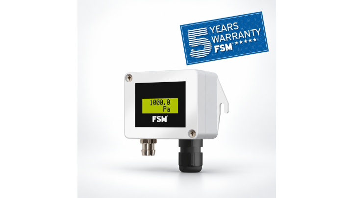 Transmisor de presión diferencial FSM Base BDP con display y garantía de 5 años