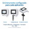Configuraciones de la familia FSM Feel con presión diferencial, temperatura, humedad, CO₂ y VOC